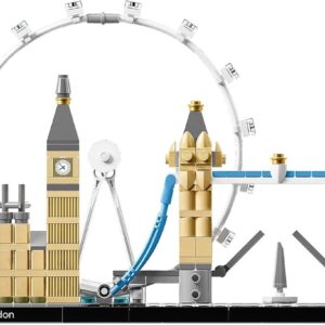 Alternative view of LEGO 21034 Architecture London Skyline-Modellbausatz, Bauset mit London Eye